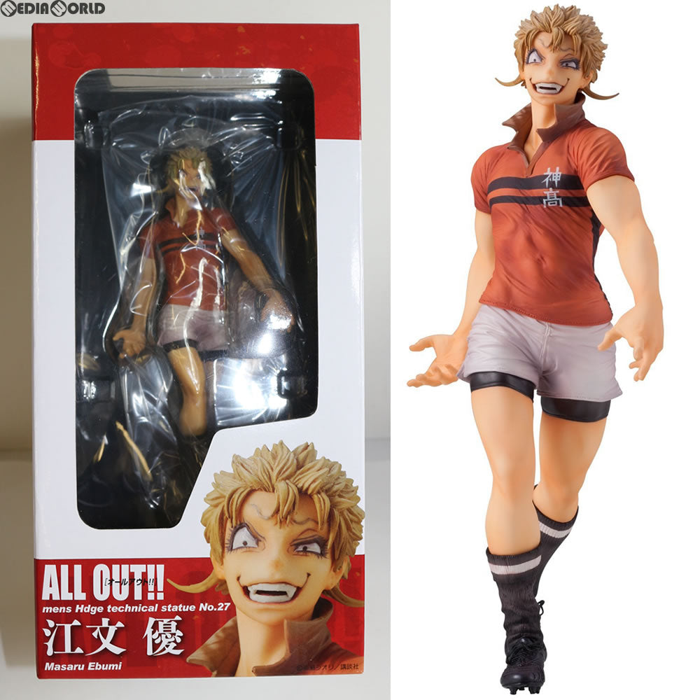 【中古即納】[FIG] mensHdge technical statue No.27 江文優(えぶみまさる) ALL OUT!!(オールアウト!!) フィギュア ユニオンクリエイティブ(20160825)