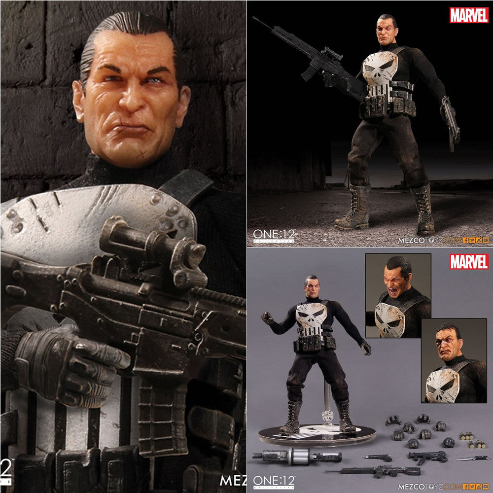 【新品即納】[FIG] ワン12コレクティブ/ マーベルユニバース パニッシャー 1/12 アクションフィギュア メズコトイズ(20170712)