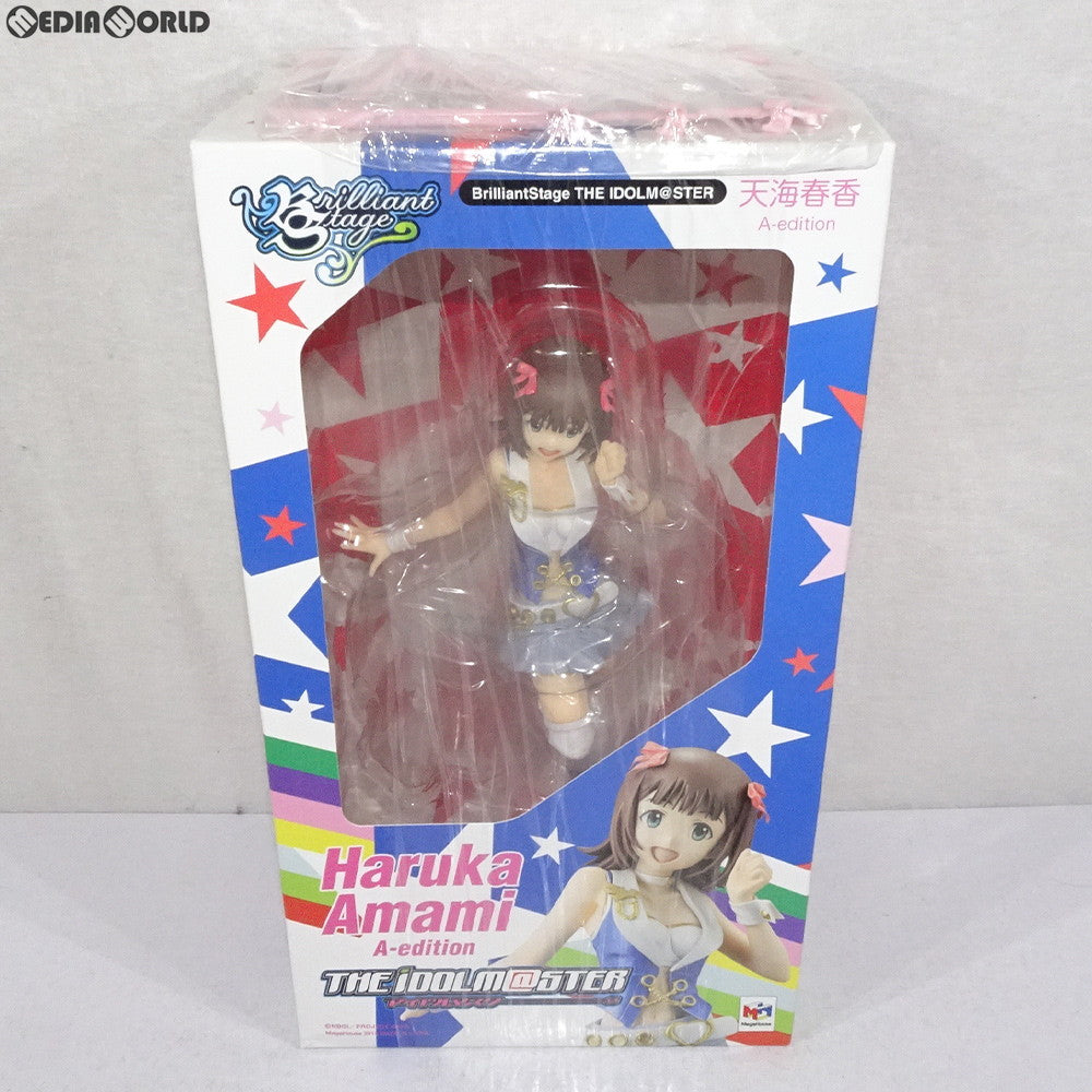【中古即納】[FIG] ブリリアントステージ 天海春香(あまみはるか) A-edition アイドルマスター(THE IDOLM@STER) 1/7 完成品 フィギュア メガハウス(20131130)
