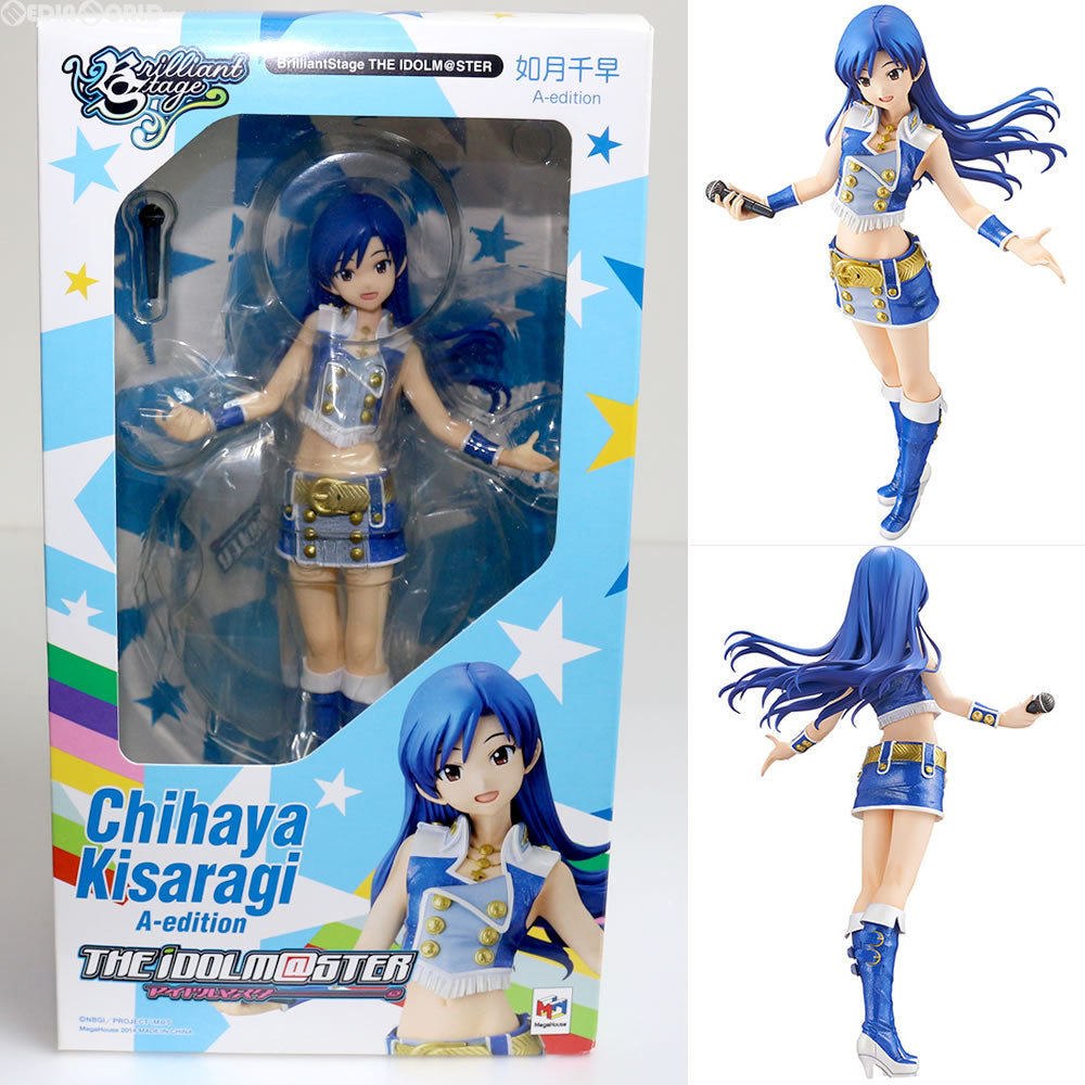 【中古即納】[FIG] ブリリアントステージ 如月千早(きさらぎちはや) A-edition アイドルマスター(THE IDOLM@STER) 1/7 完成品 フィギュア メガハウス(20140110)