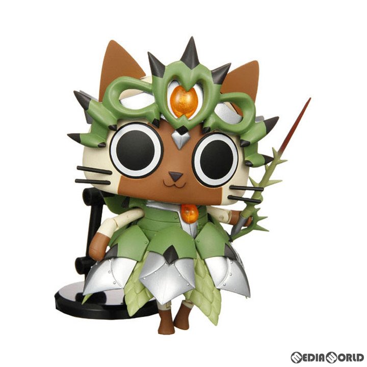 【中古即納】[FIG] ゲームキャラクターズコレクション 動く!アイルー レイアネコシリーズ モンスターハンターポータブル3rd 完成品 可動フィギュア メガハウス(20110531)