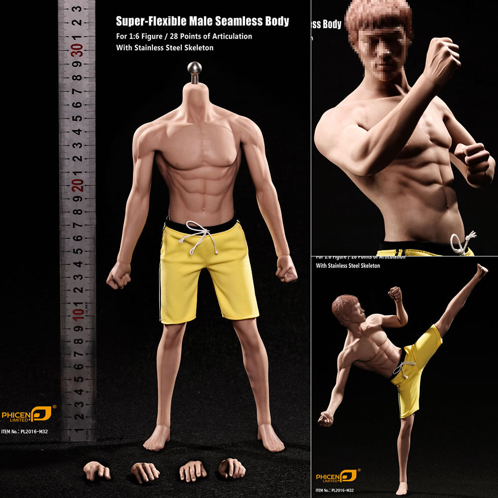 【新品即納】[FIG] 1/6 スーパーフレキシブル アジア男性シームレスボディ パンツ付き ドール用素体(PL2016-M32) ファイセン・リミテッド(20161001)