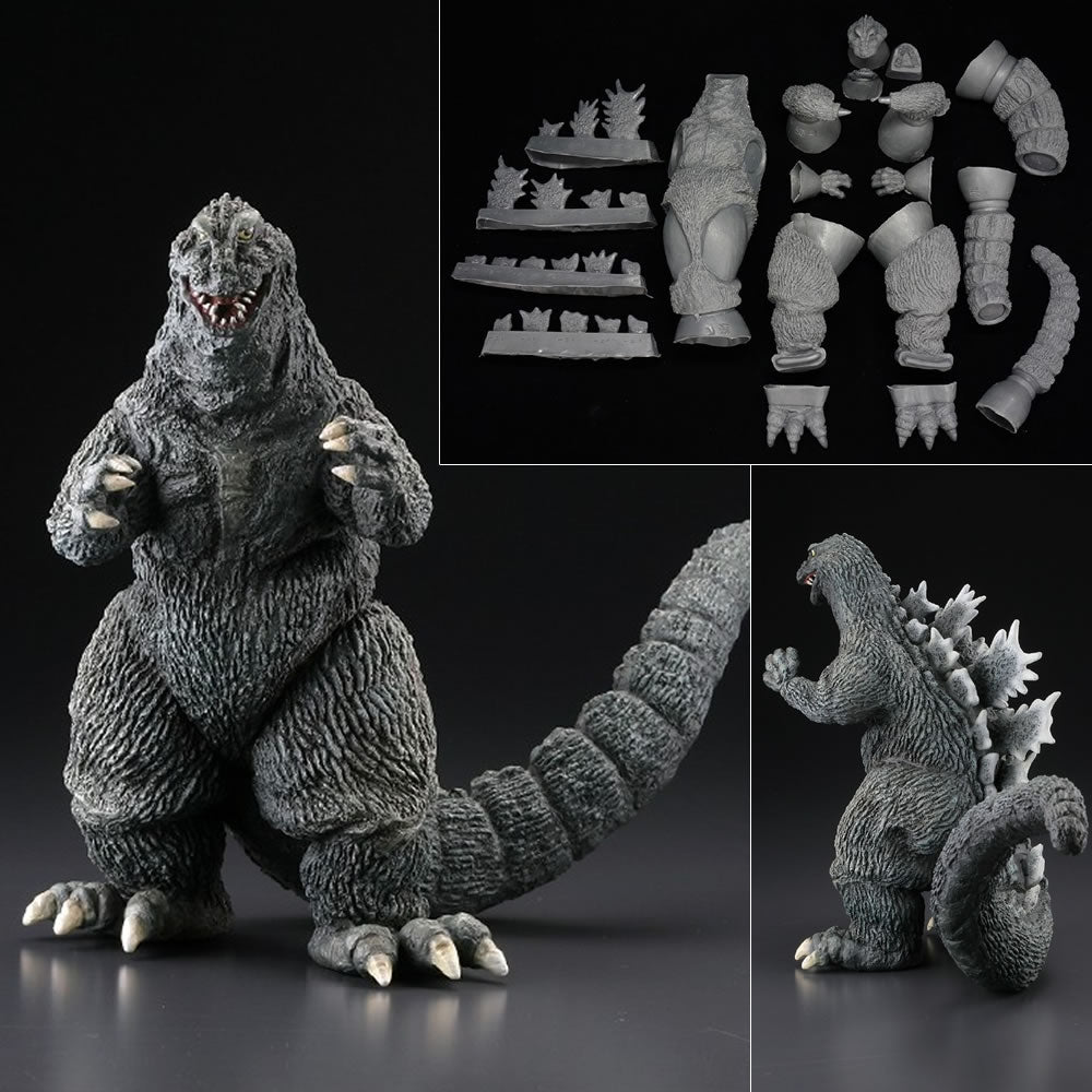 【新品即納】[FIG]Sci-Fi MONSTER SOFT VINYL MODEL KIT COLLECTION ゴジラ1962 キングコング対ゴジラ 1/250未塗装キット 海洋堂(20160724)