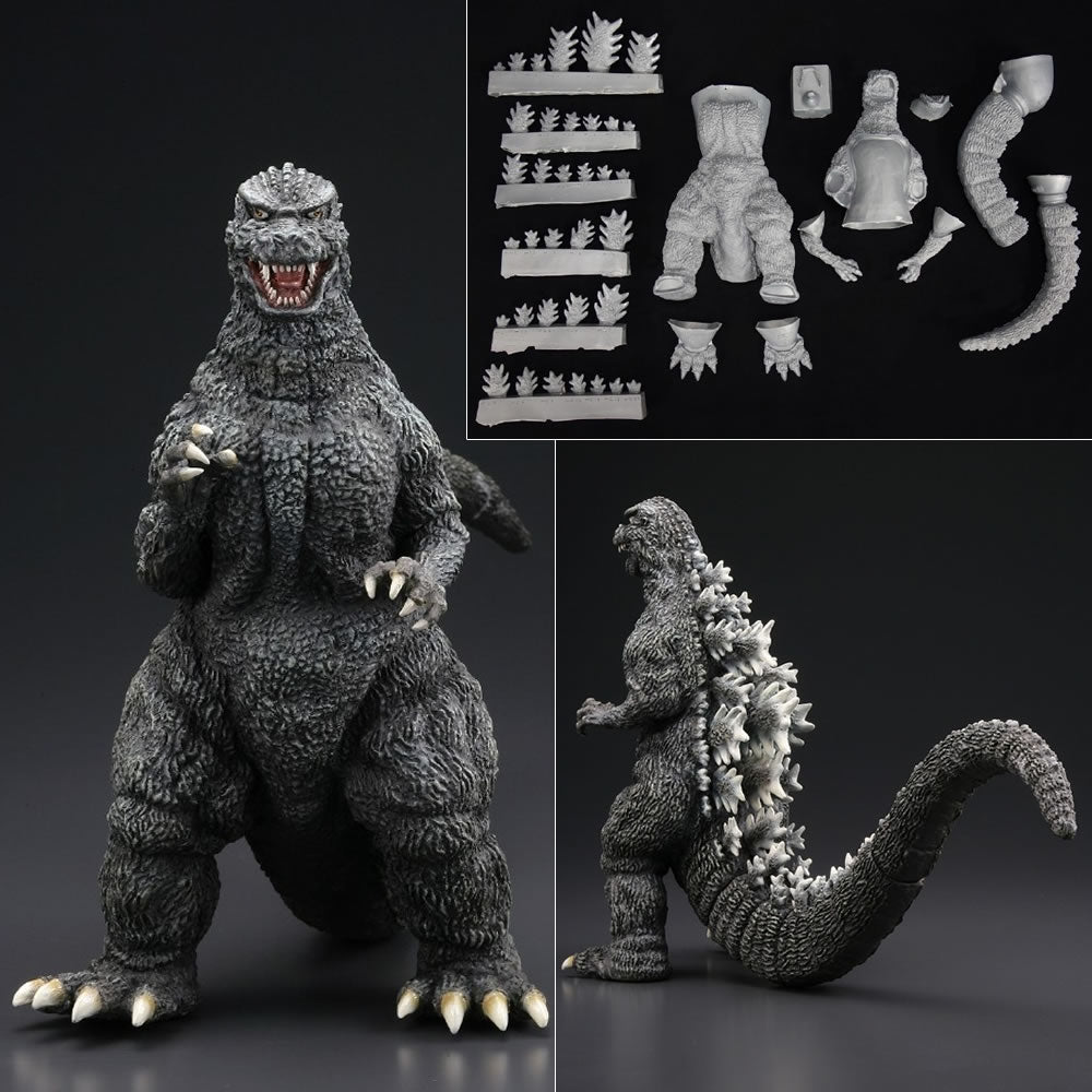 【新品即納】[FIG]Sci-Fi MONSTER SOFT VINYL MODEL KIT COLLECTION ゴジラ1984 1/400未塗装キット 海洋堂(20160724)