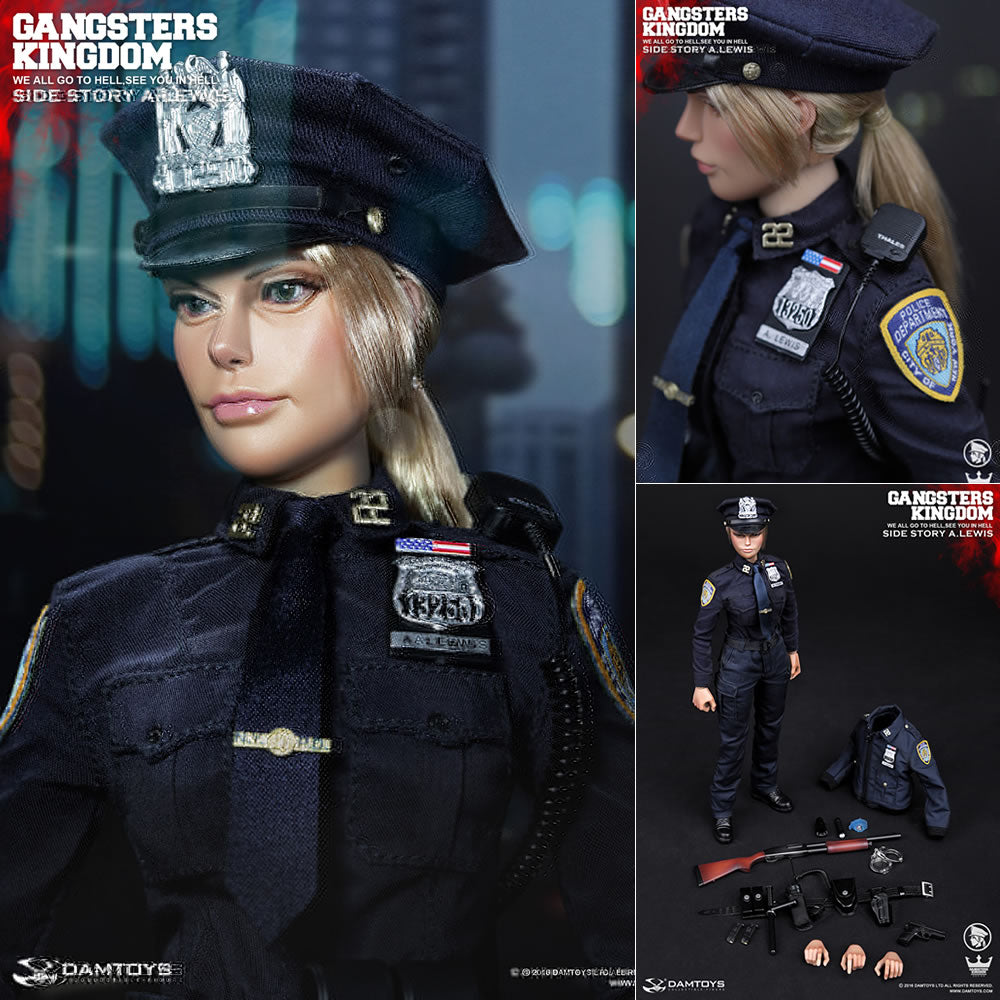 【新品即納】[FIG] 1/6 オリジナルシリーズ ギャングスターズ・キングダム サイドストーリー オフィサー A.ルイス 完成品 ドール(GKS003) ダムトイ(20170430)