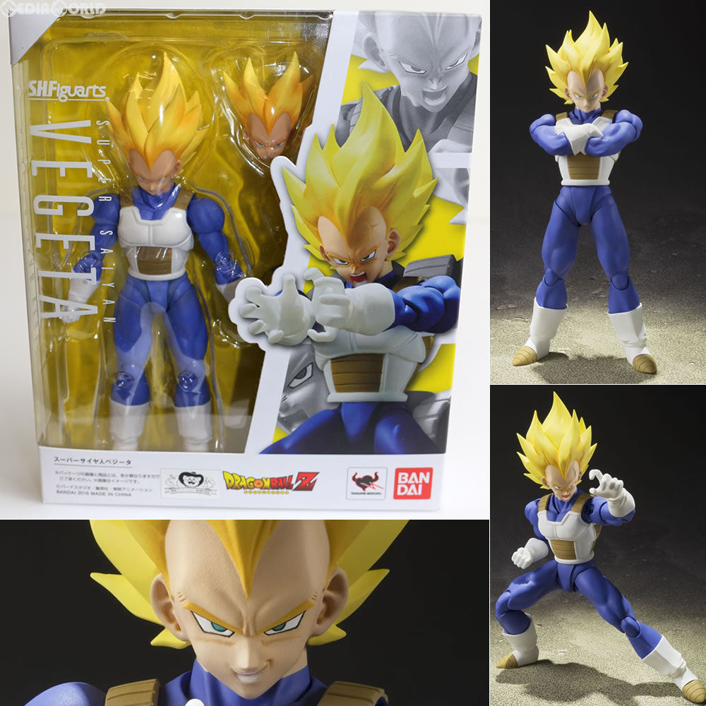 【中古即納】[FIG]S.H.Figuarts(フィギュアーツ) スーパーサイヤ人ベジータ ドラゴンボールZ 完成品 可動フィギュア バンダイ(20161014)