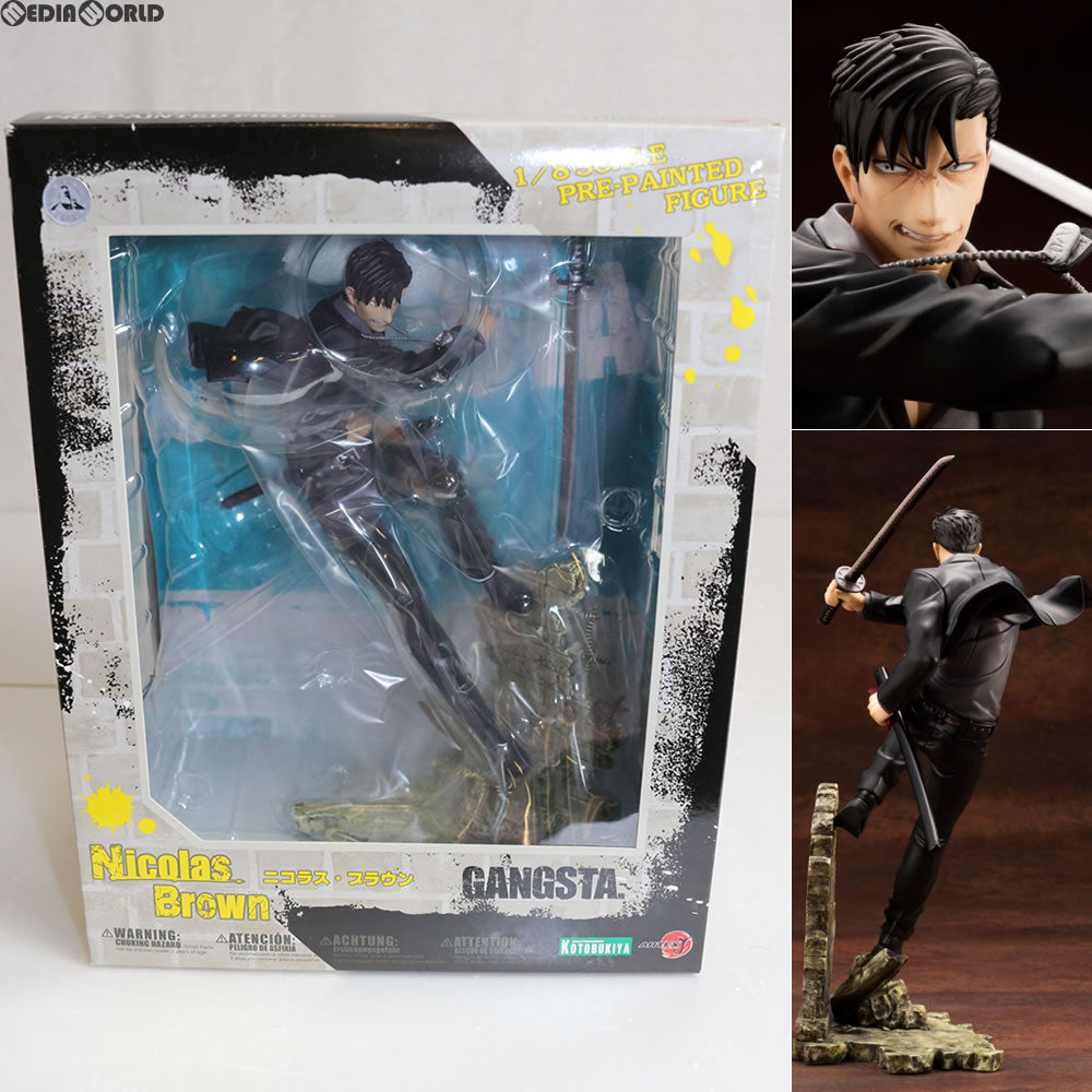 【中古即納】[FIG]ARTFX J ニコラス・ブラウン GANGSTA.(ギャングスタ) 1/8 完成品 フィギュア(PP648) コトブキヤ(20161019)