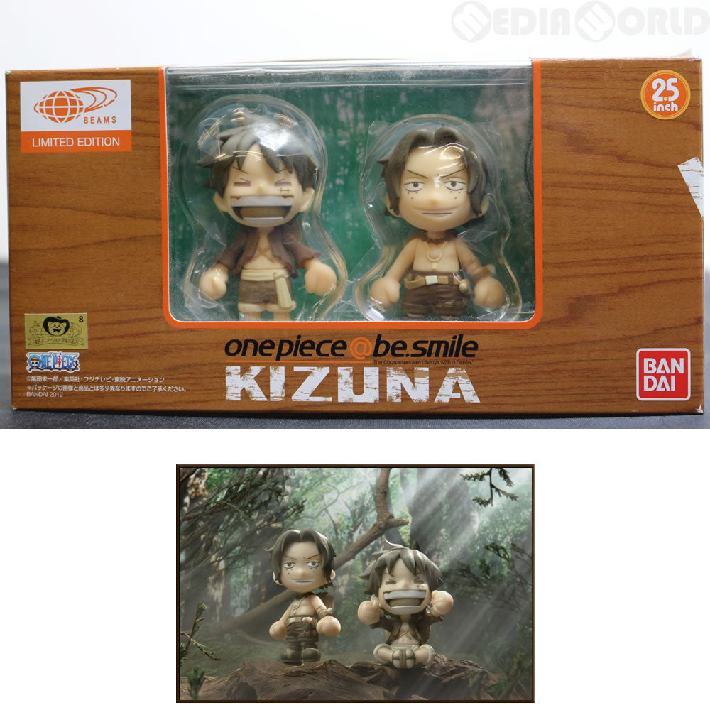 【中古即納】[FIG] (食玩) BEAMS限定 one piece@be.smile(ワンピース アットビースマイル) 〜KIZUNAセット〜 フィギュア バンダイ(20120131)