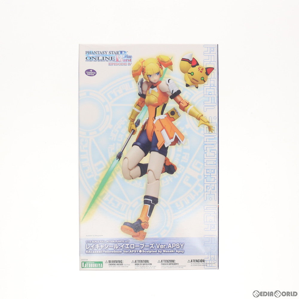 【中古即納】[PTM] 1/12 レイキャシール:イエローブーズ Ver.APSY ファンタシースターオンライン ブルーバースト プラモデル(KP210) コトブキヤ(20120516)