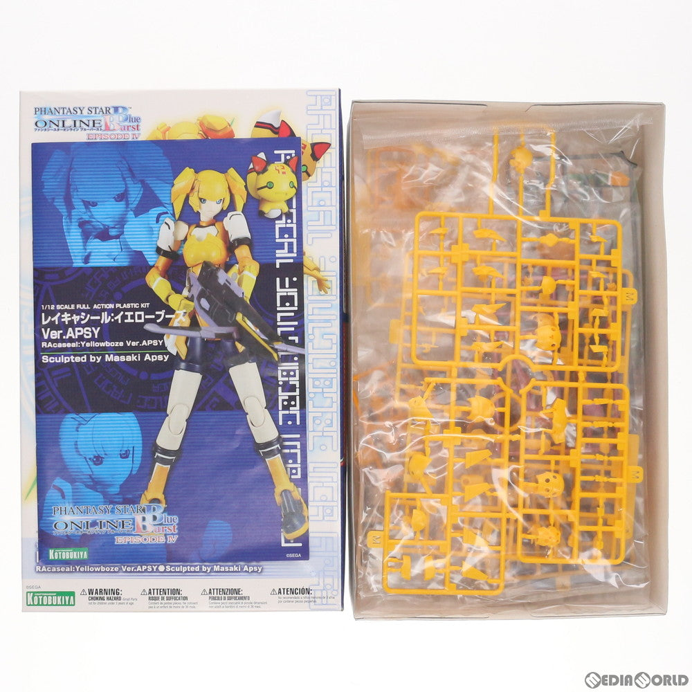 【中古即納】[PTM] 1/12 レイキャシール:イエローブーズ Ver.APSY ファンタシースターオンライン ブルーバースト プラモデル(KP210) コトブキヤ(20120516)