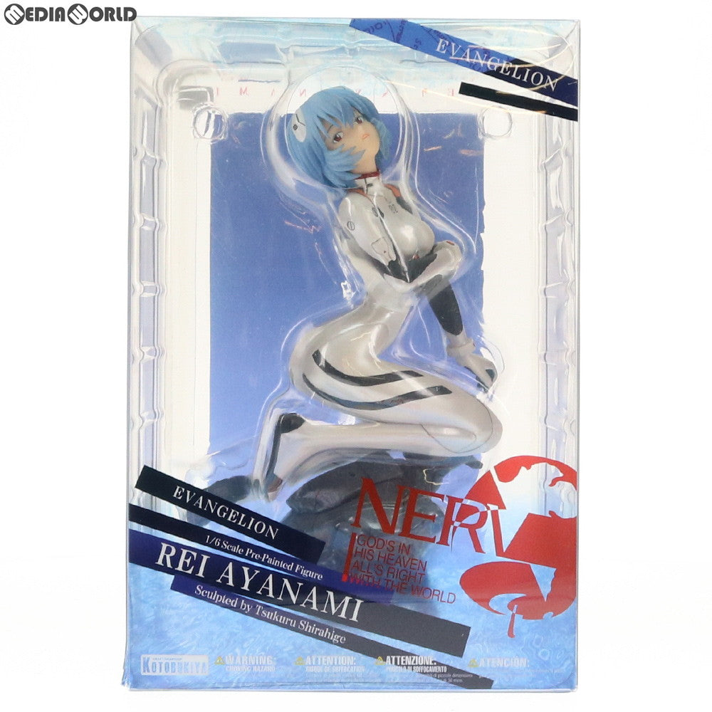 【中古即納】[FIG]綾波レイ プラグスーツVer. ヱヴァンゲリヲン新劇場版 1/6 完成品 フィギュア(PP207) コトブキヤ(20071231)