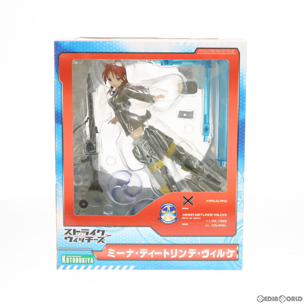 【中古即納】[FIG]ミーナ・ディートリンデ・ヴィルケ ストライクウィッチーズ 1/8 完成品 フィギュア(PP350) コトブキヤ(20111026)