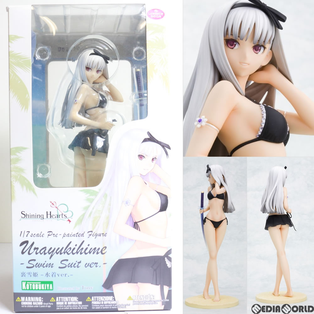 【中古即納】[FIG]裏雪姫(うらゆきひめ) -水着ver.- シャイニング・ハーツ 1/7 完成品 フィギュア(PP463) コトブキヤ(20120128)