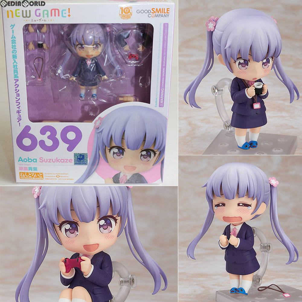 【中古即納】[FIG]ねんどろいど 639 涼風青葉(すずかぜあおば) NEW GAME!(ニューゲーム!) 完成品 可動フィギュア グッドスマイルカンパニー(20161029)