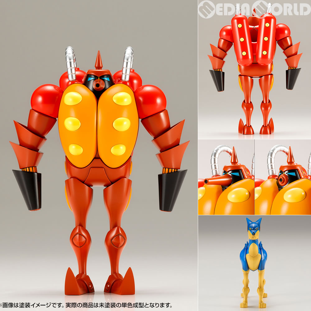 【新品即納】[PTM] 昭和模型少年クラブ 火炎放射ロボット(フレンダーミニフィギュア付き) 新造人間キャシャーン プラモデル(KP418) コトブキヤ(20161030)