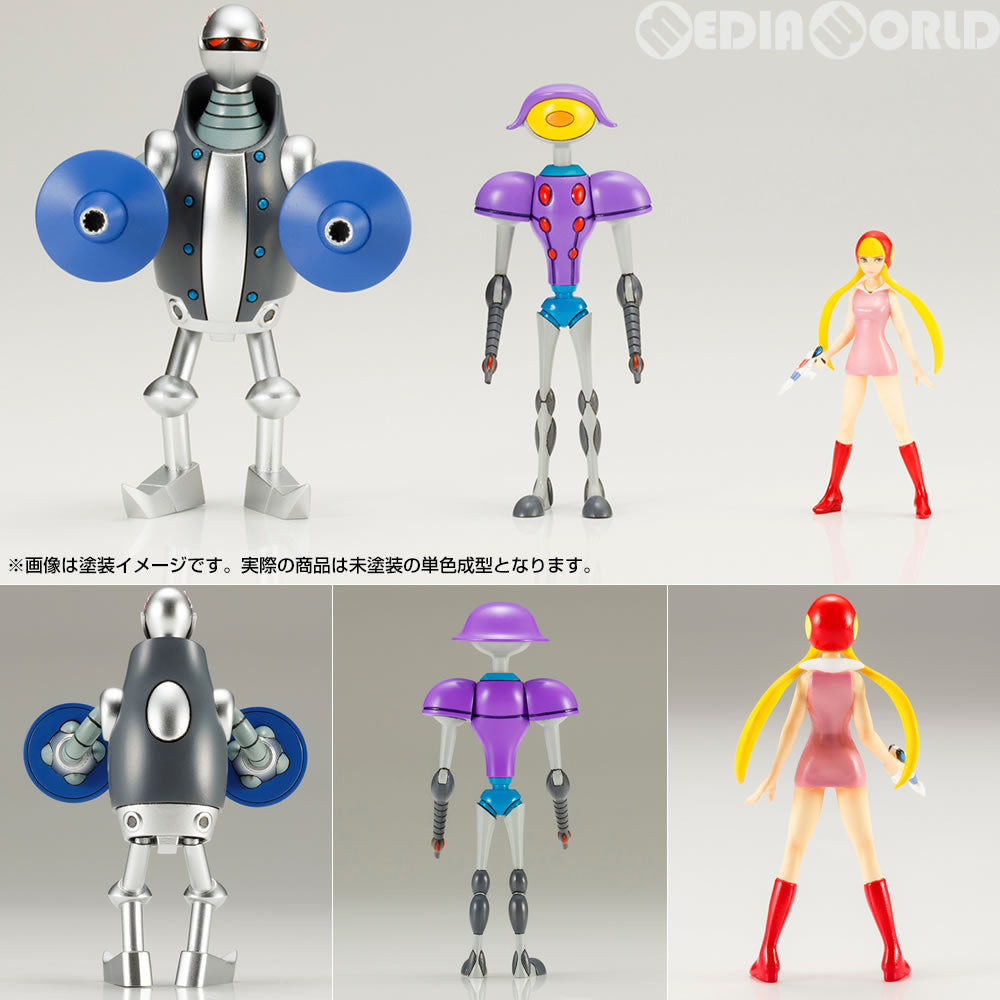 【新品即納】[PTM] 昭和模型少年クラブ 大砲ロボット&監視ロボット(上月ルナミニフィギュア付き) 新造人間キャシャーン プラモデル(KP419) コトブキヤ(20161030)