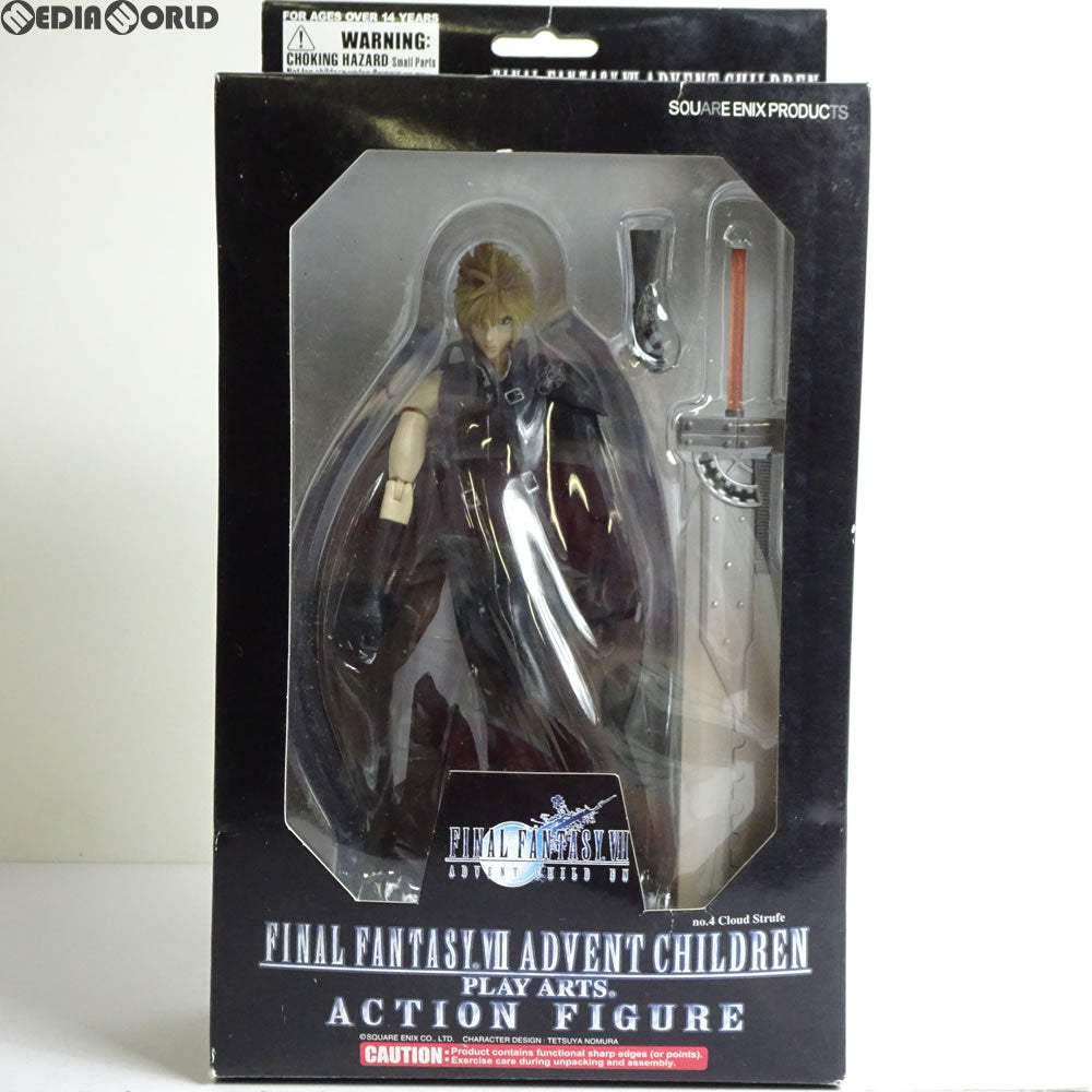 【中古即納】[FIG] PLAY ARTS(プレイアーツ) クラウド・ストライフ(US版) FINAL FANTASY VII Advent Children(ファイナルファンタジー7 アドベントチルドレン) 完成品 可動フィギュア スクウェア・エニックス(20090122)