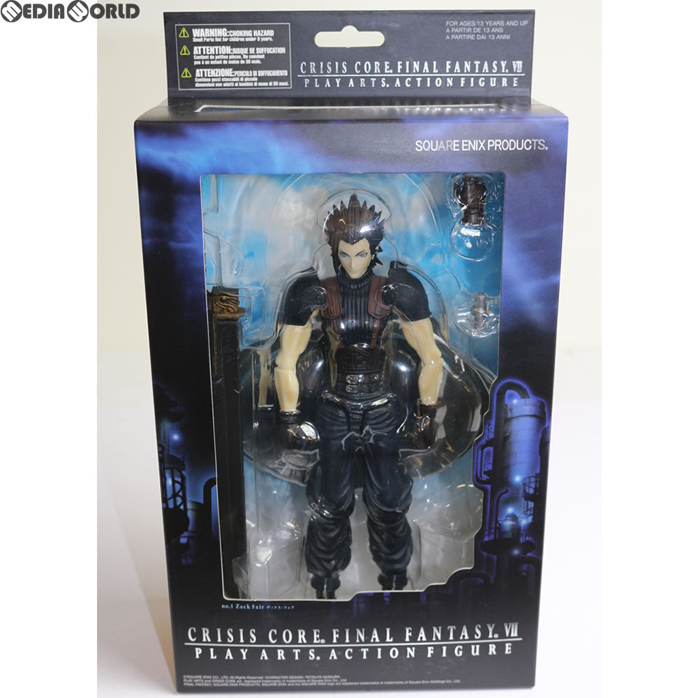 【中古即納】[FIG] PLAY ARTS(プレイアーツ) ザックス・フェア CRISIS CORE FINAL FANTASY VII(クライシスコアファイナルファンタジー7) 完成品 フィギュア スクウェア・エニックス(20090131)