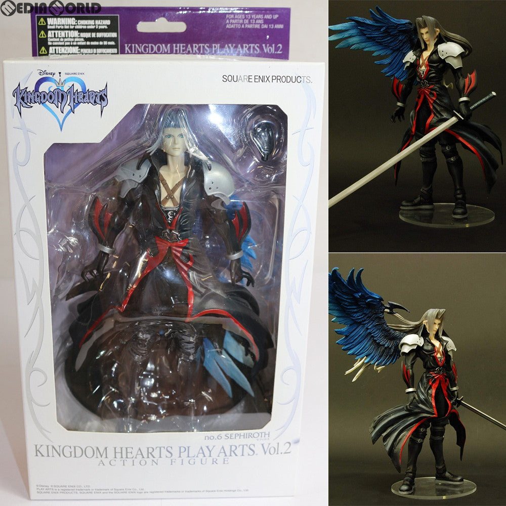【中古即納】[FIG] PLAY ARTS(プレイアーツ) セフィロス キングダムハーツバージョン KINGDOM HEARTS(キングダム・ハーツ) 完成品 フィギュア スクウェア・エニックス(20090430)