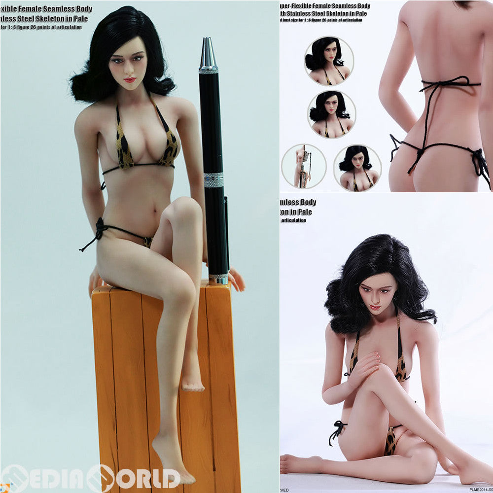 【新品即納】[FIG] (再販) 1/6 女性シームレスボディ ステンレススティールスケルトン ミドルバスト 白肌 ドール用素体(PLMB2014-S01) ファイセン・リミテッド(20160724)