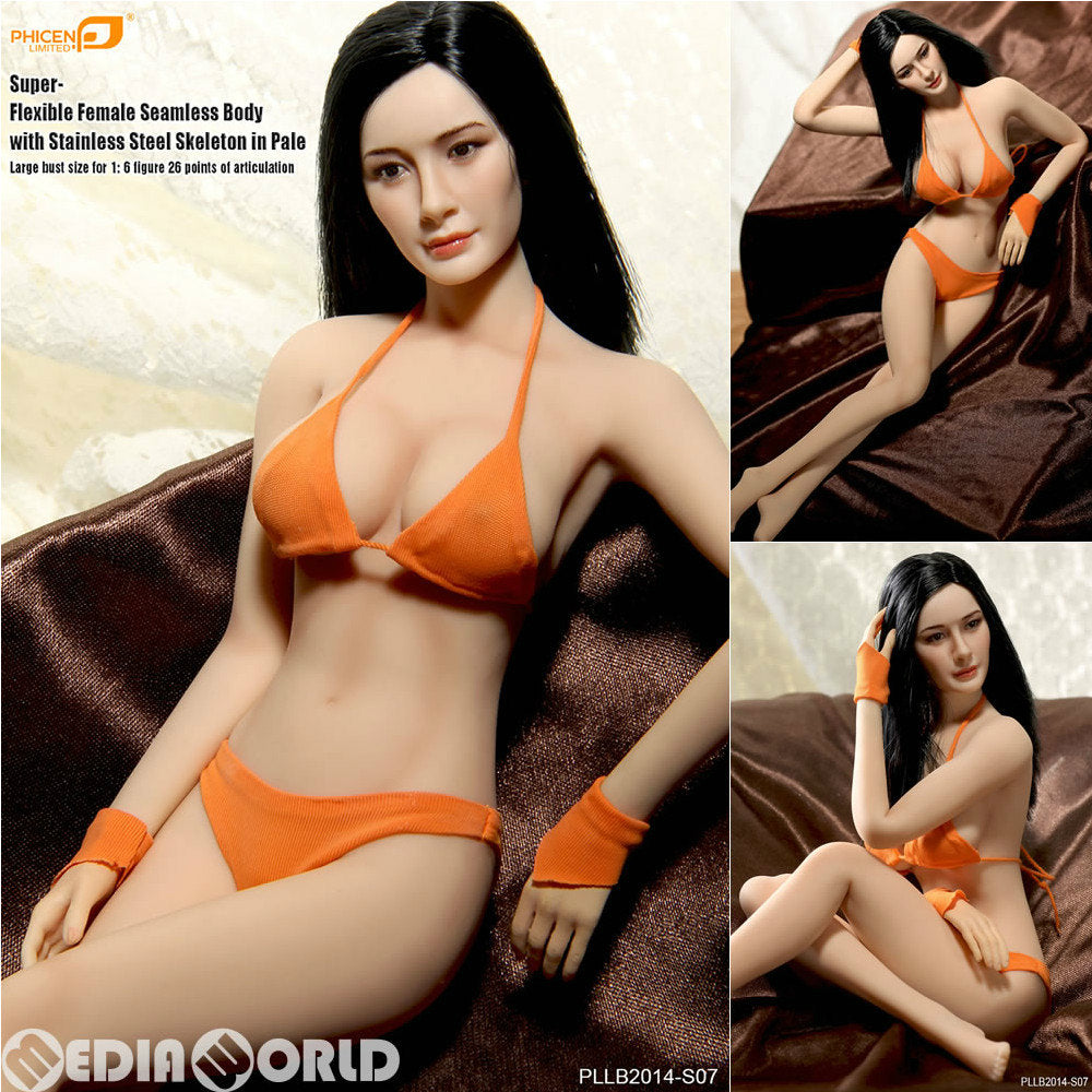 【新品即納】[FIG] (再販) 1/6 女性シームレスボディ ステンレススティールスケルトン ラージバスト ペール(NEWヘッド) ドール用素体(PLLB2014-S07) ファイセン・リミテッド(20160730)