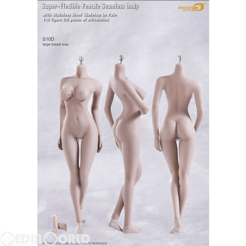 【新品即納】[FIG] (再販) 1/6 女性シームレスボディ ペールシリーズ ラージバスト フットパーツ交換可能ver. ドール用素体(S10D) ファイセン・リミテッド(20160730)