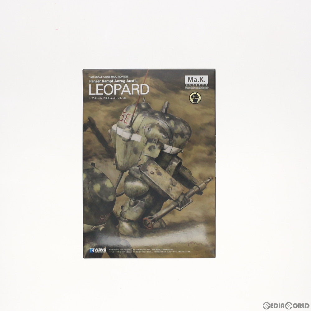 【中古即納】[PTM] 1/20 P.K.A. Ausf L レオパルト マシーネンクリーガー プラモデル(MK-030) ウェーブ(WAVE) (20161001)