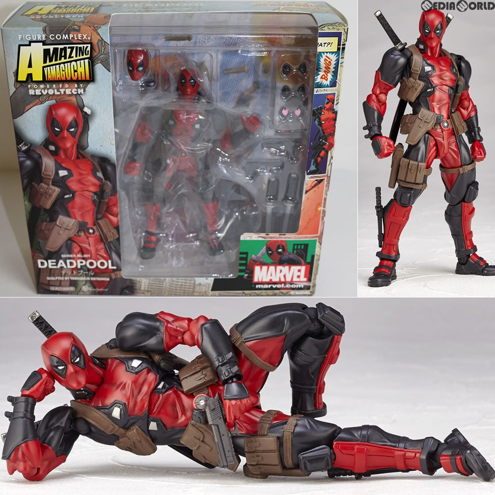 【新品即納】[FIG]アメイジングヤマグチ No.001 DEAD POOL(デッドプール) マーベル・コミック 完成品 可動フィギュア 海洋堂(20161022)