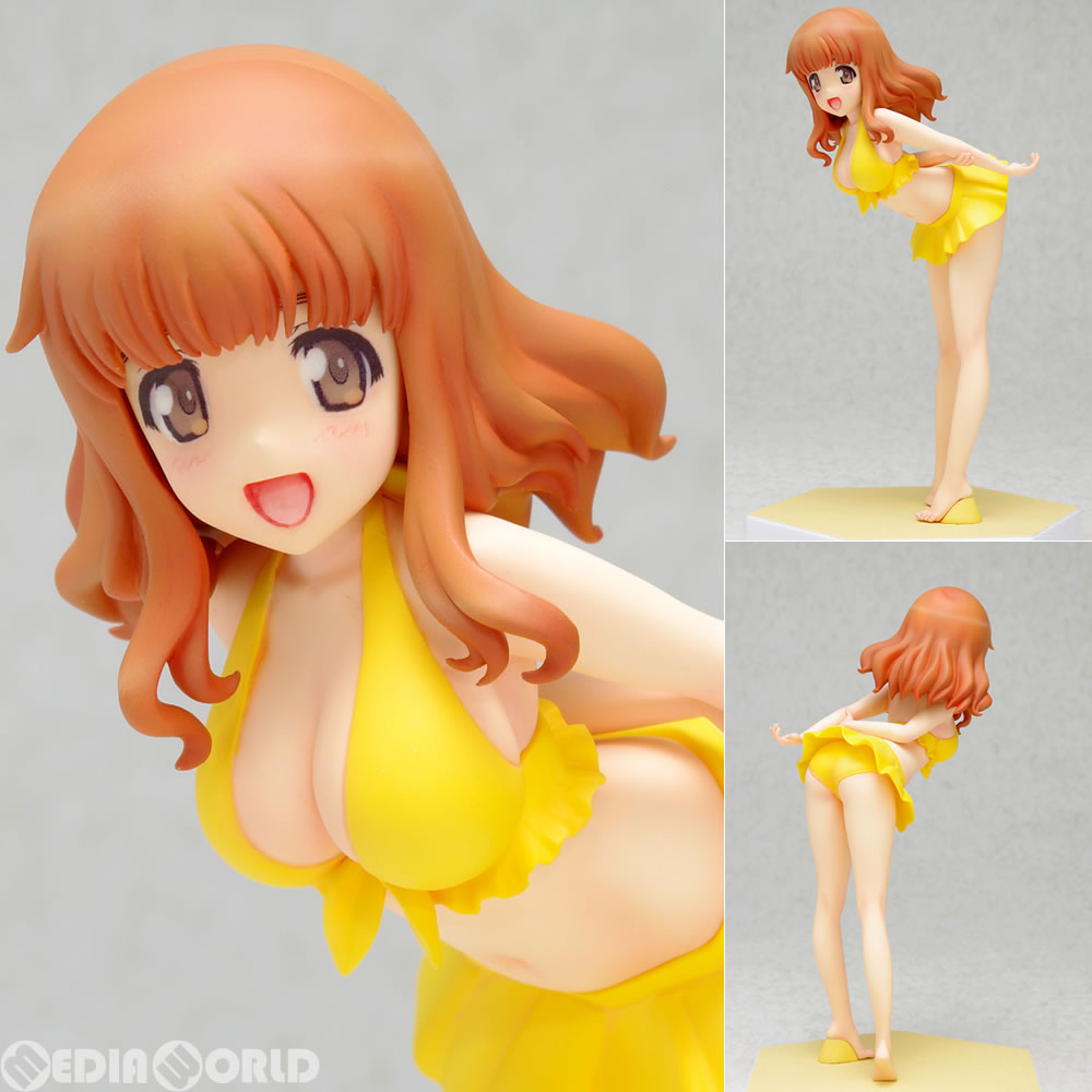 【新品即納】[FIG] (再販) BEACH QUEENS(ビーチクイーンズ) 武部沙織(たけべさおり) ガールズ&パンツァー 1/10完成品 フィギュア(NF-411) WAVE(ウェーブ) (20161029)
