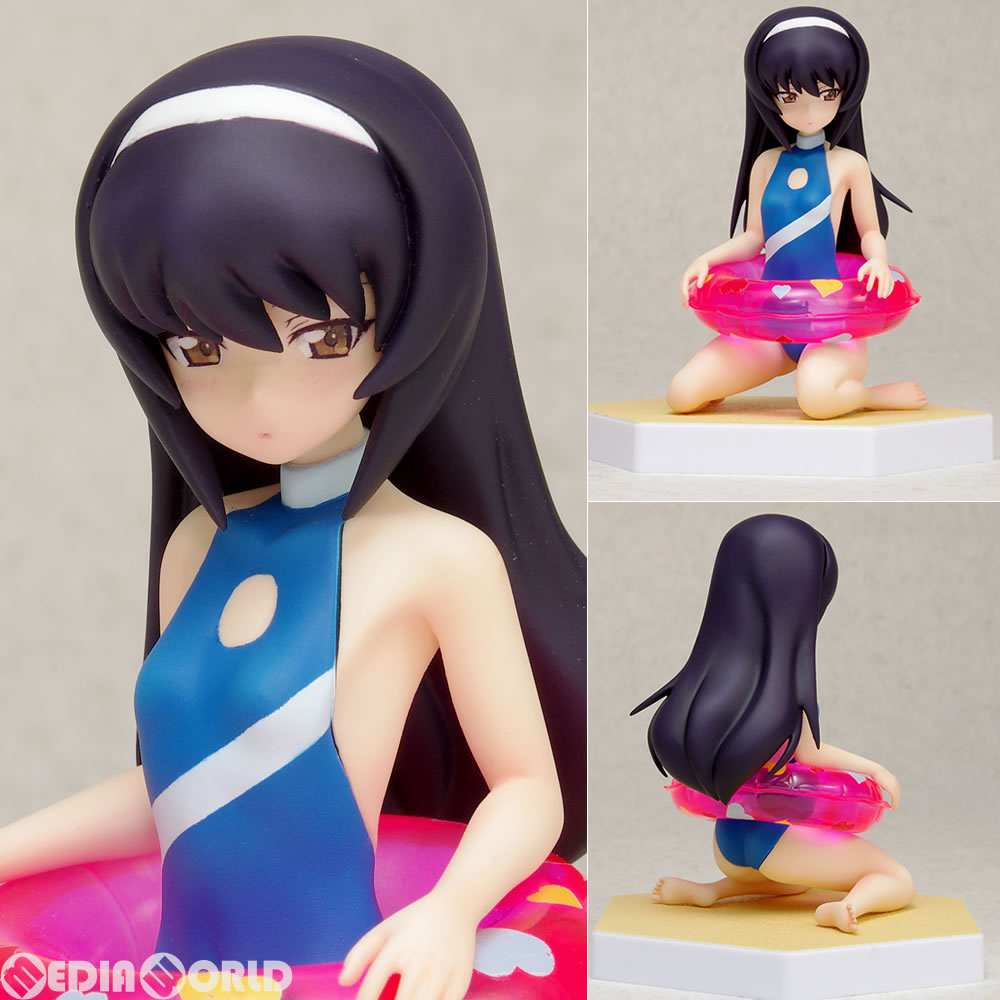 【新品即納】[FIG] (再販) BEACH QUEENS(ビーチクイーンズ) 冷泉麻子(れいぜいまこ) ガールズ&パンツァー 1/10完成品 フィギュア(NF-413) WAVE(ウェーブ) (20161119)