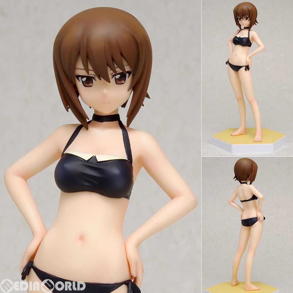 【新品即納】[FIG] (再販) BEACH QUEENS(ビーチクイーンズ) 西住まほ ガールズ&パンツァー 1/10完成品 フィギュア(NF-415) WAVE(ウェーブ) (20161223)
