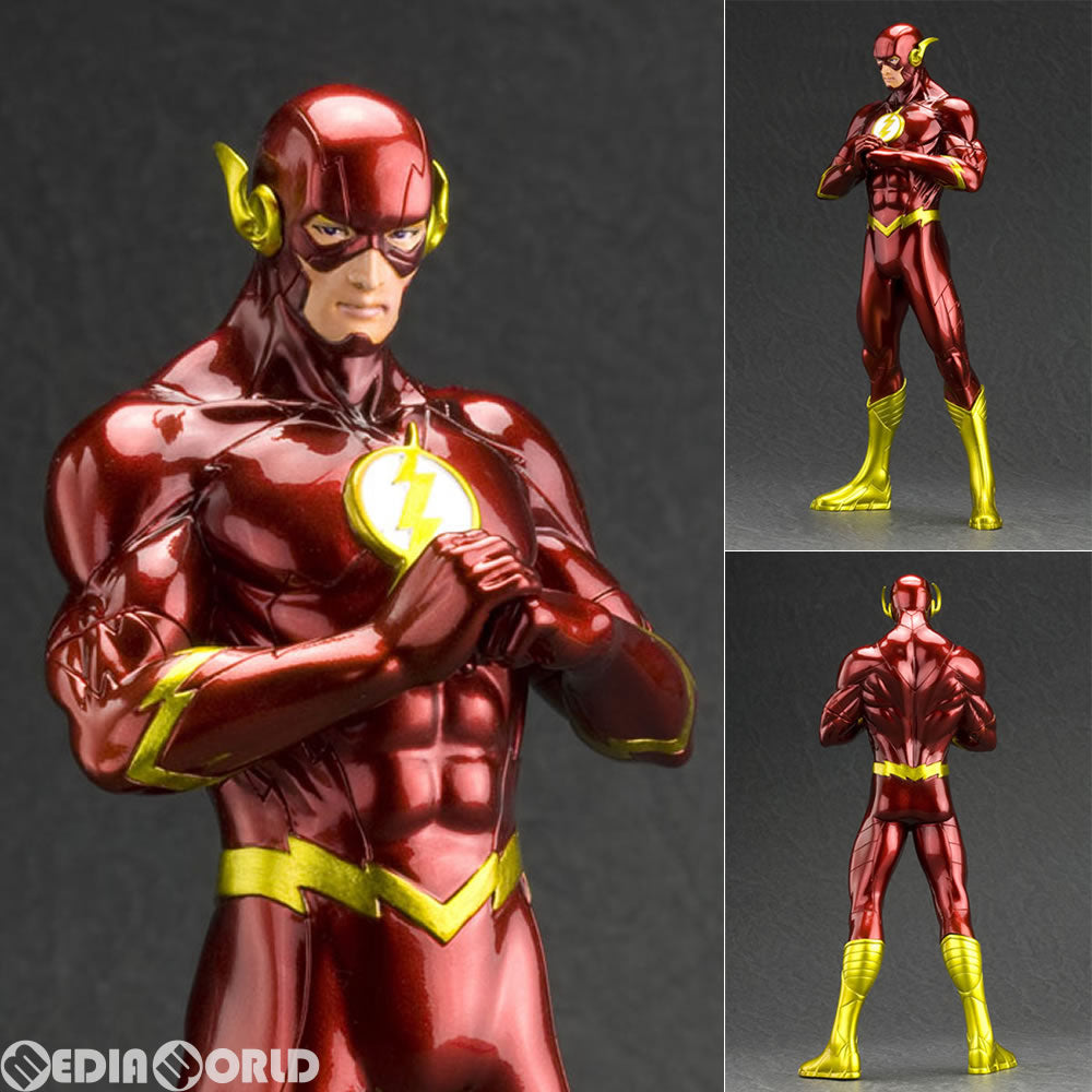 【新品即納】[FIG](再販)ARTFX+ フラッシュ NEW52版 ジャスティス・リーグ 1/10完成品 フィギュア(SV79) コトブキヤ(20161116)