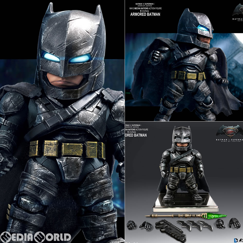 【新品即納】[FIG] Mecha Nations MS012 バットマン アーマードバージョン バットマン V スーパーマン Dawn of Justice 完成品 フィギュア Kids Logic(キッズロジック) (20161231)