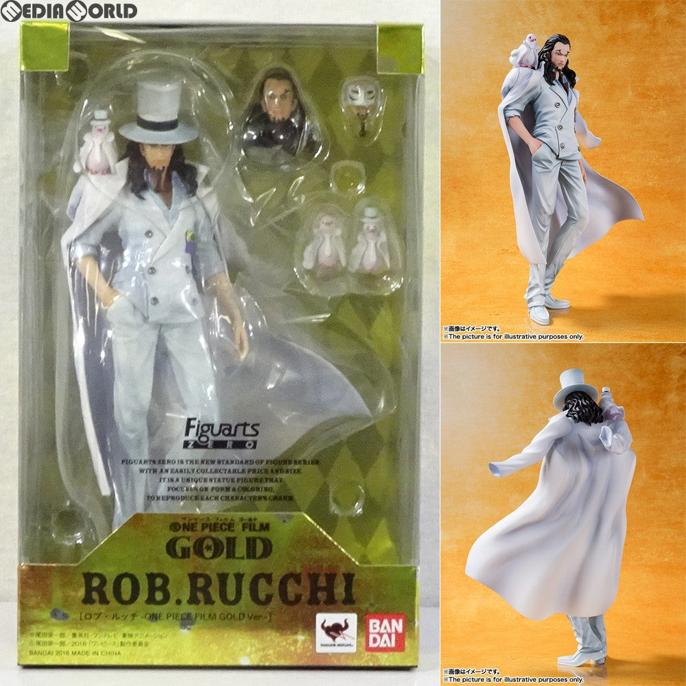 【中古即納】[FIG] フィギュアーツZERO ロブ・ルッチ -ONE PIECE FILM GOLD Ver.- ワンピースフィルムゴールド 完成品 フィギュア バンダイ(20161027)