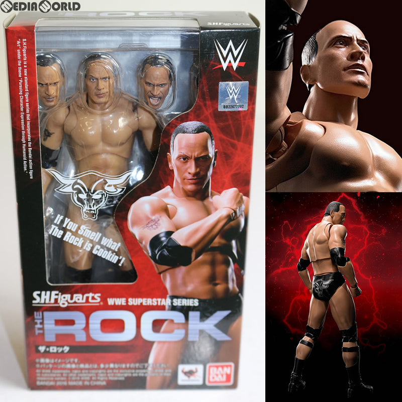 FIG]S.H.Figuarts(フィギュアーツ) The Rock(ザ・ロック) WWE 完成品