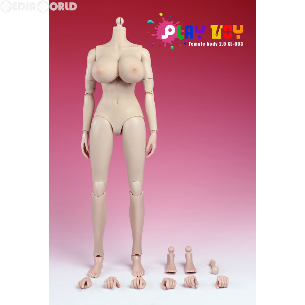 【新品即納】[FIG] (再販) 1/6 女性素体 2.0 ホワイト XLバスト ドール用素体(XL-004) プレイトイ(20161231)