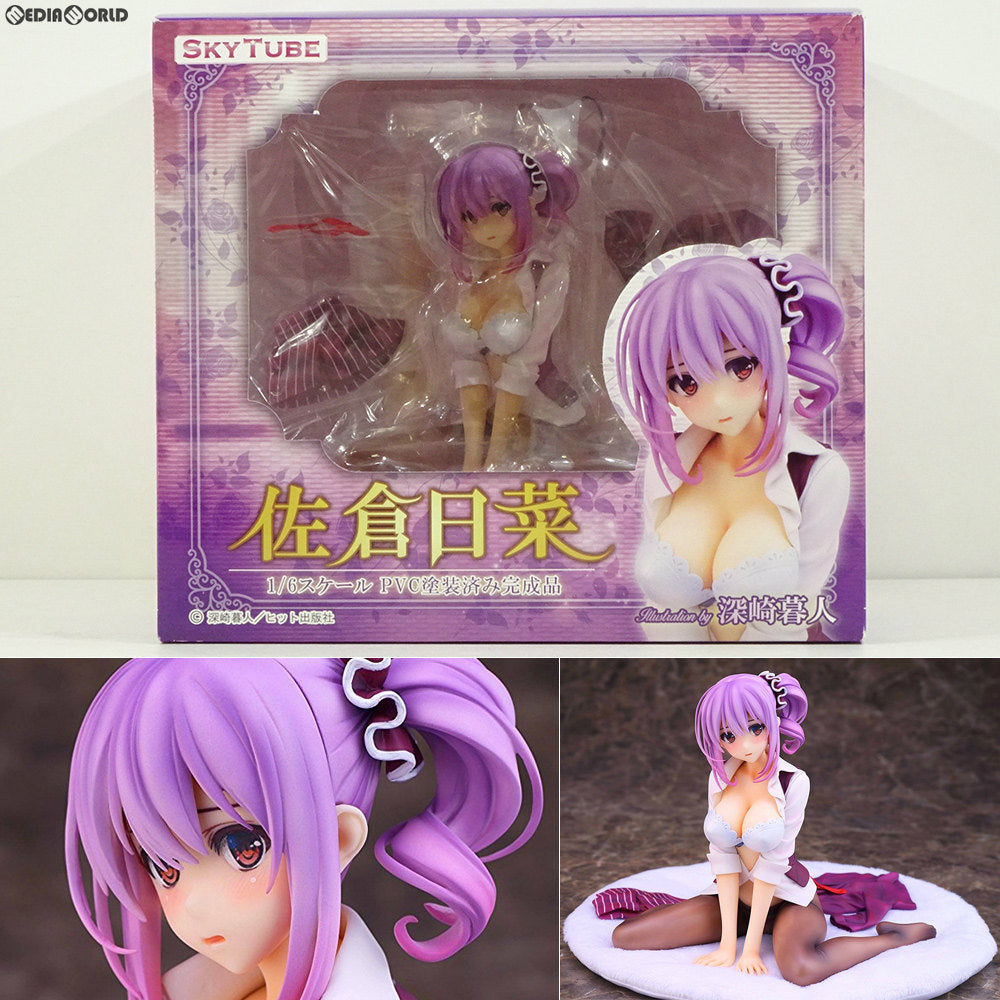 【中古即納】[FIG]佐倉日菜(さくらひな) illustration by 深崎暮人 コミック阿吽 1/6 完成品 フィギュア(AX-1044) SkyTube(スカイチューブ)(20161223)