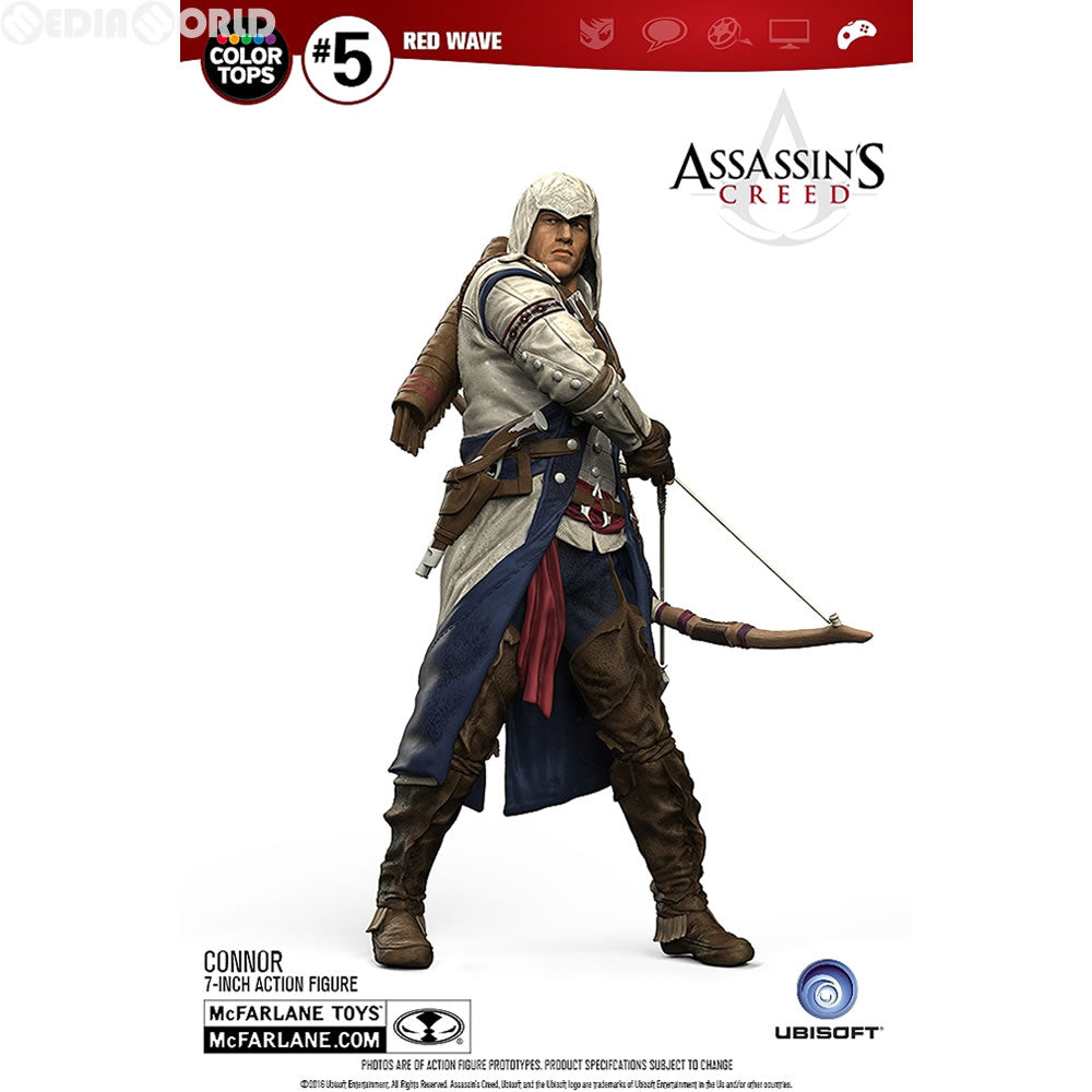 【新品即納】[FIG] カラートップス レッドウェーブ/ アサシン クリードIII コナー 7インチ アクションフィギュア マクファーレントイズ(20161027)