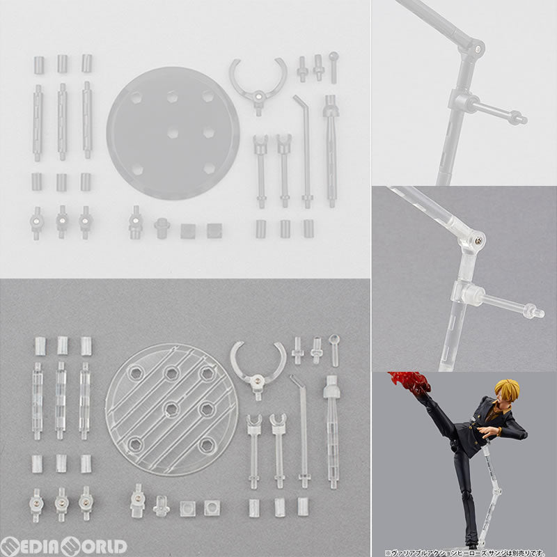 【新品即納】[FIG] (再販) ヴァリアブルアクション ヒーローズ ヴァリアブルアクションスタンド(クリア) フィギュア用スタンド メガハウス(20171130)