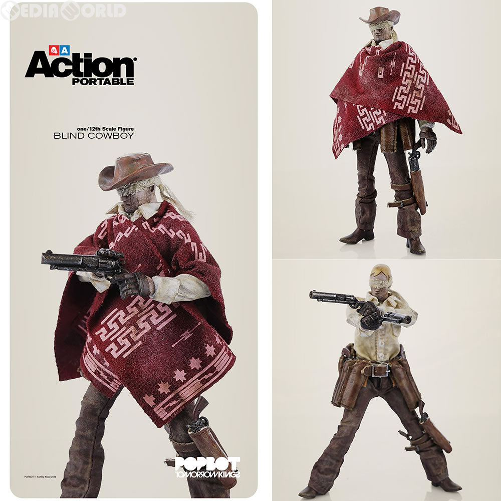 【新品即納】[FIG] ACTION PORTABLE BLIND COWBOY(アクションポータブル ブラインドカウボーイ) THE WORLD OF POPBOT(ザ・ワールド・オブ・ポップボット) threeA(スリーエー) (20170222)