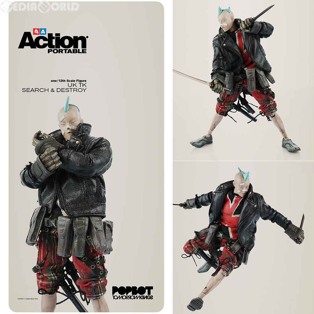 【新品即納】[FIG] ACTION PORTABLE UK TK SEARCH & DESTROY(アクションポータブル UK TK サーチ&デストロイ) THE WORLD OF POPBOT(ザ・ワールド・オブ・ポップボット) threeA(スリーエー) (20170222)