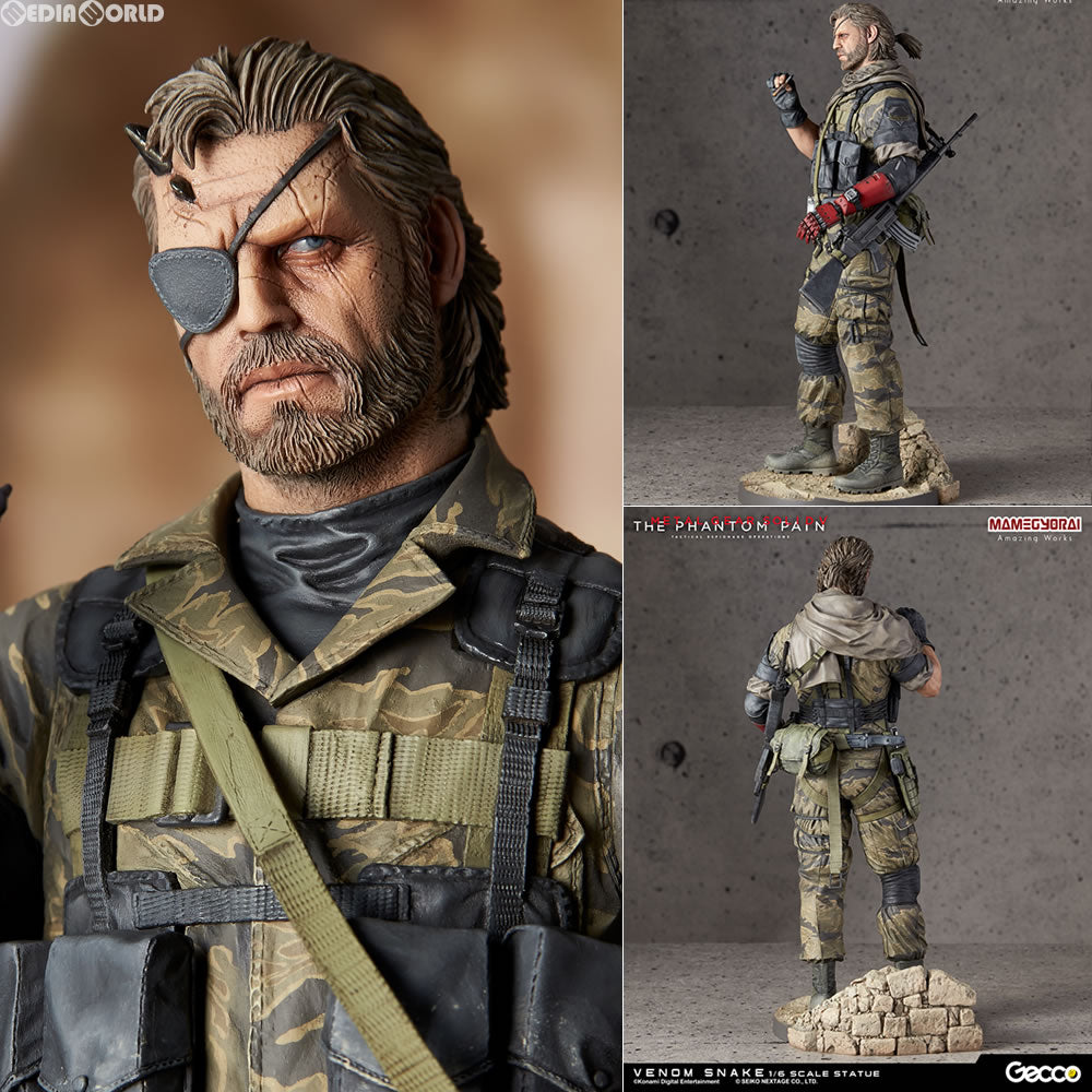 【新品即納】[FIG] メタルギア ソリッド V ファントムペイン/ ヴェノム・スネーク 1/6スケール・スタチュー Gecco(ゲッコウ) (20161109)