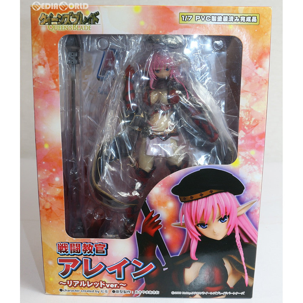 【中古即納】[FIG]戦闘教官 アレイン ～リアルレッドver.～ アニメ版クイーンズブレイド 1/7 完成品 フィギュア グリフォンエンタープライズ(20091008)