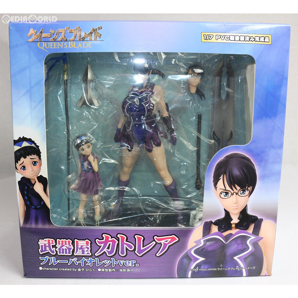 【中古即納】[FIG] 武器屋 カトレア ブルーバイオレットver. アニメ版クイーンズブレイド 1/7 完成品 フィギュア グリフォンエンタープライズ(20100514)