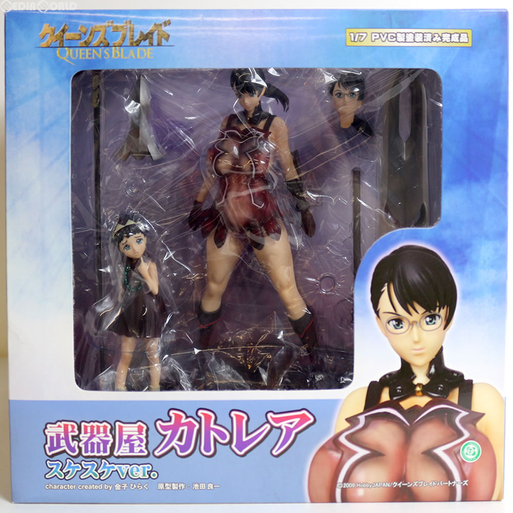 【中古即納】[FIG] 武器屋カトレア 〜スケスケVer.〜 クイーンズブレイド 1/7フィギュア グリフォンエンタープライズ(20120930)
