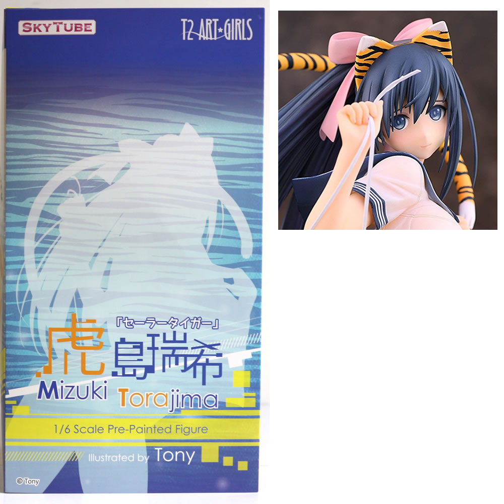 【中古即納】[FIG]T2アート☆ガールズ セーラータイガー 虎島瑞希(とらしまみずき) illustration by Tony 1/6 フィギュア(AX-1028) SkyTube(スカイチューブ)(20161218)