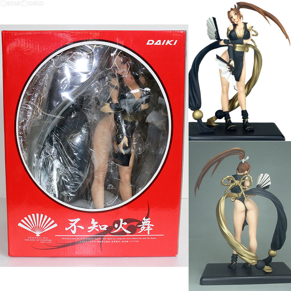 【中古即納】[FIG] 不知火 舞(しらぬいまい) 黒バージョン ザ・キング・オブ・ファイターズ 1/5完成品 フィギュア ダイキ工業(20080430)