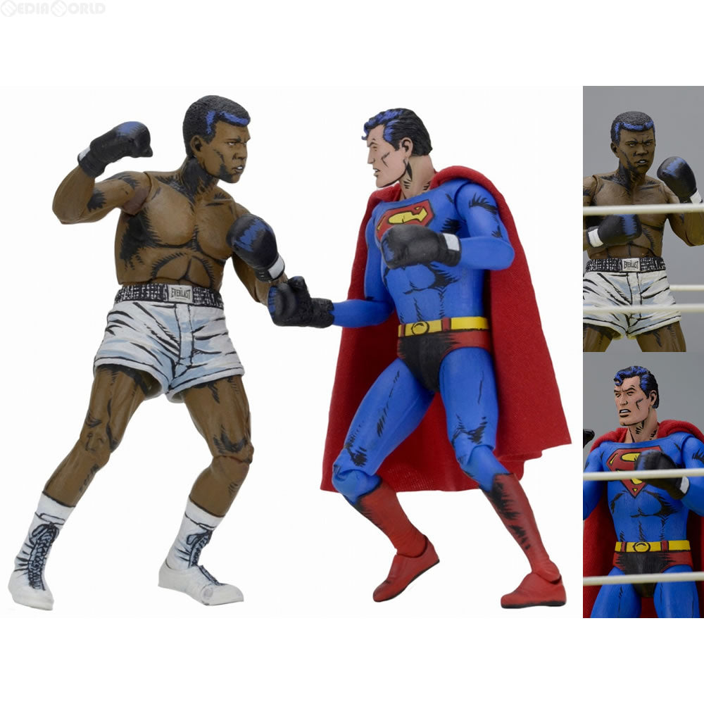 【新品即納】[FIG] スーパーマン vs モハメド・アリ/ スーパーマン vs モハメド・アリ 7インチ アクションフィギュア 2PK ネカ(20170221)