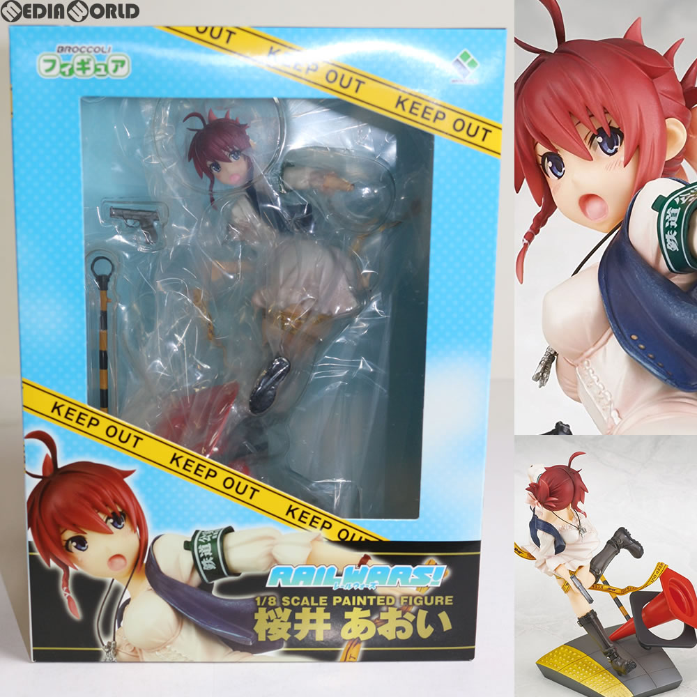 【新品即納】[FIG] 桜井あおい RAIL WARS!(レールウォーズ) 1/8完成品 フィギュア ブロッコリー(20161228)