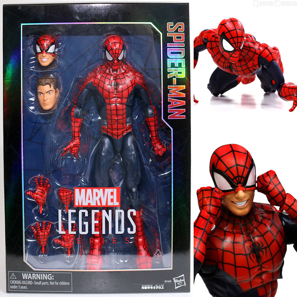 【中古即納】[FIG] ハズブロ アクションフィギュア 12インチ「レジェンド」#01 スパイダーマン マーベル・コミック 完成品 ハズブロ(20160630)